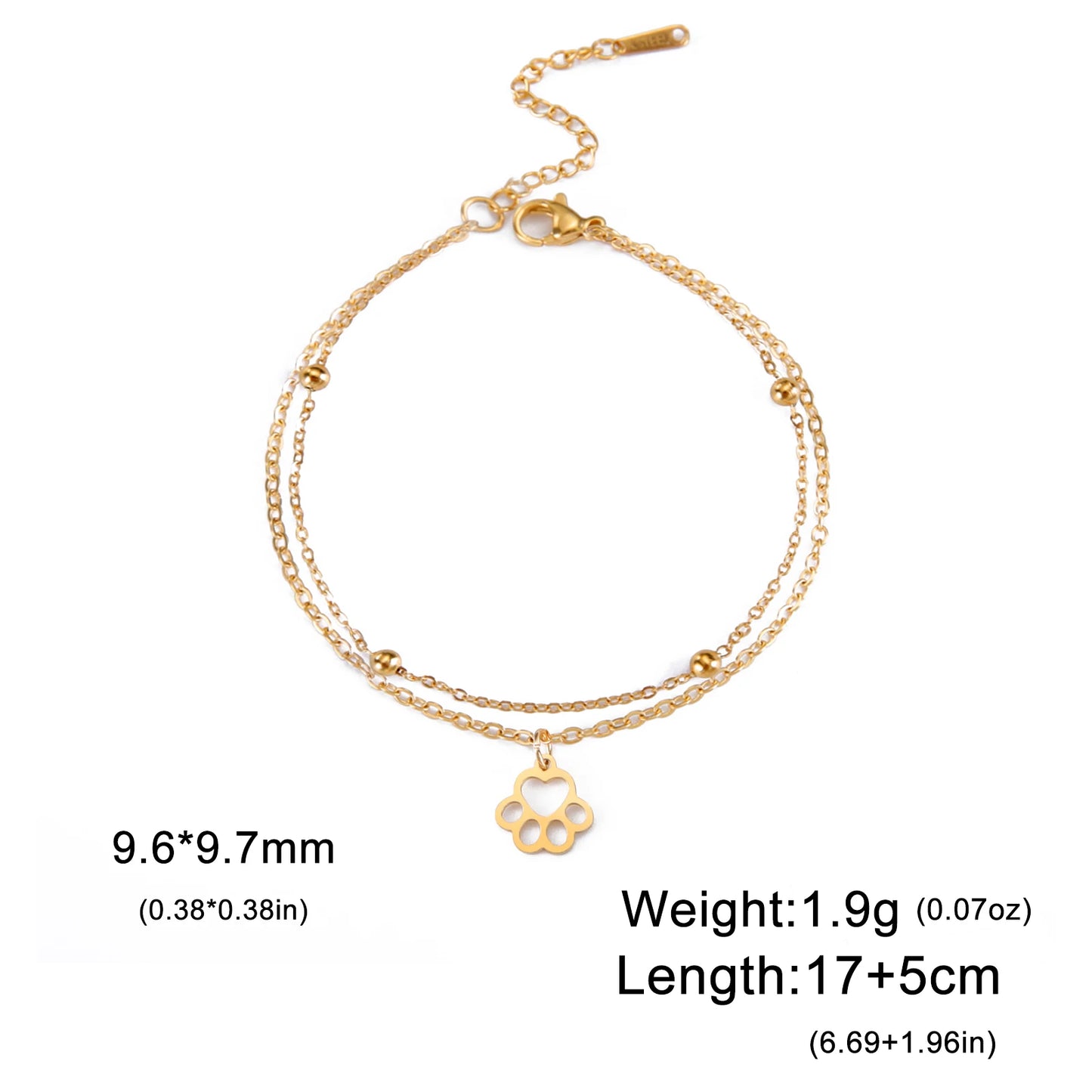Bracelet Patte Inoxydable
