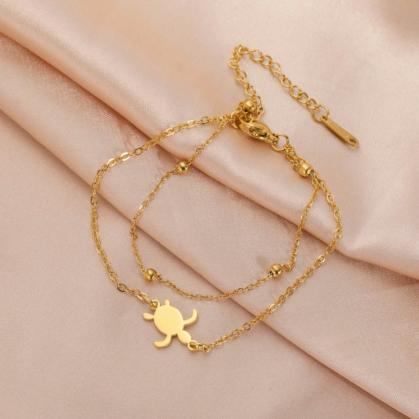 Bracelet Tortue Inoxydable