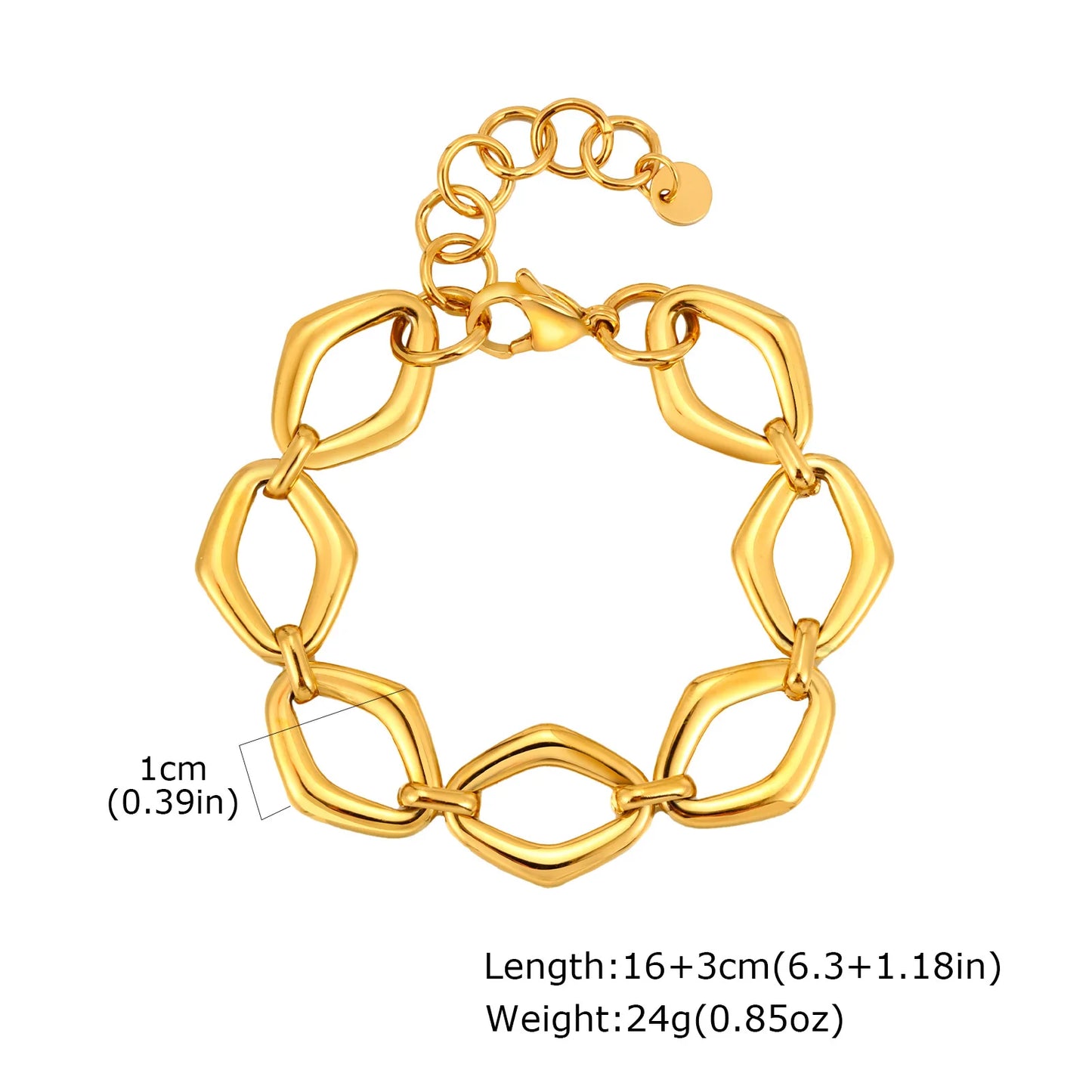 Bracelet Chaîne Acier