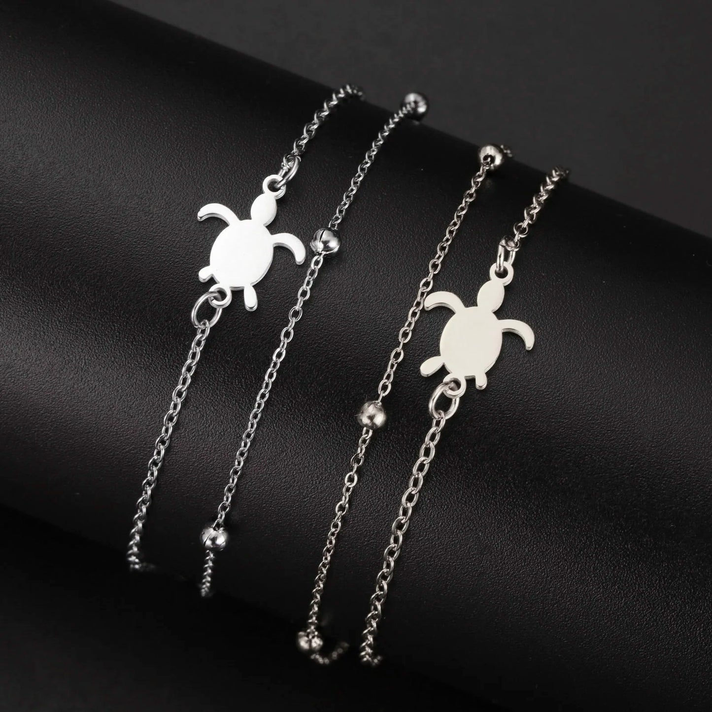 Bracelet Tortue Inoxydable