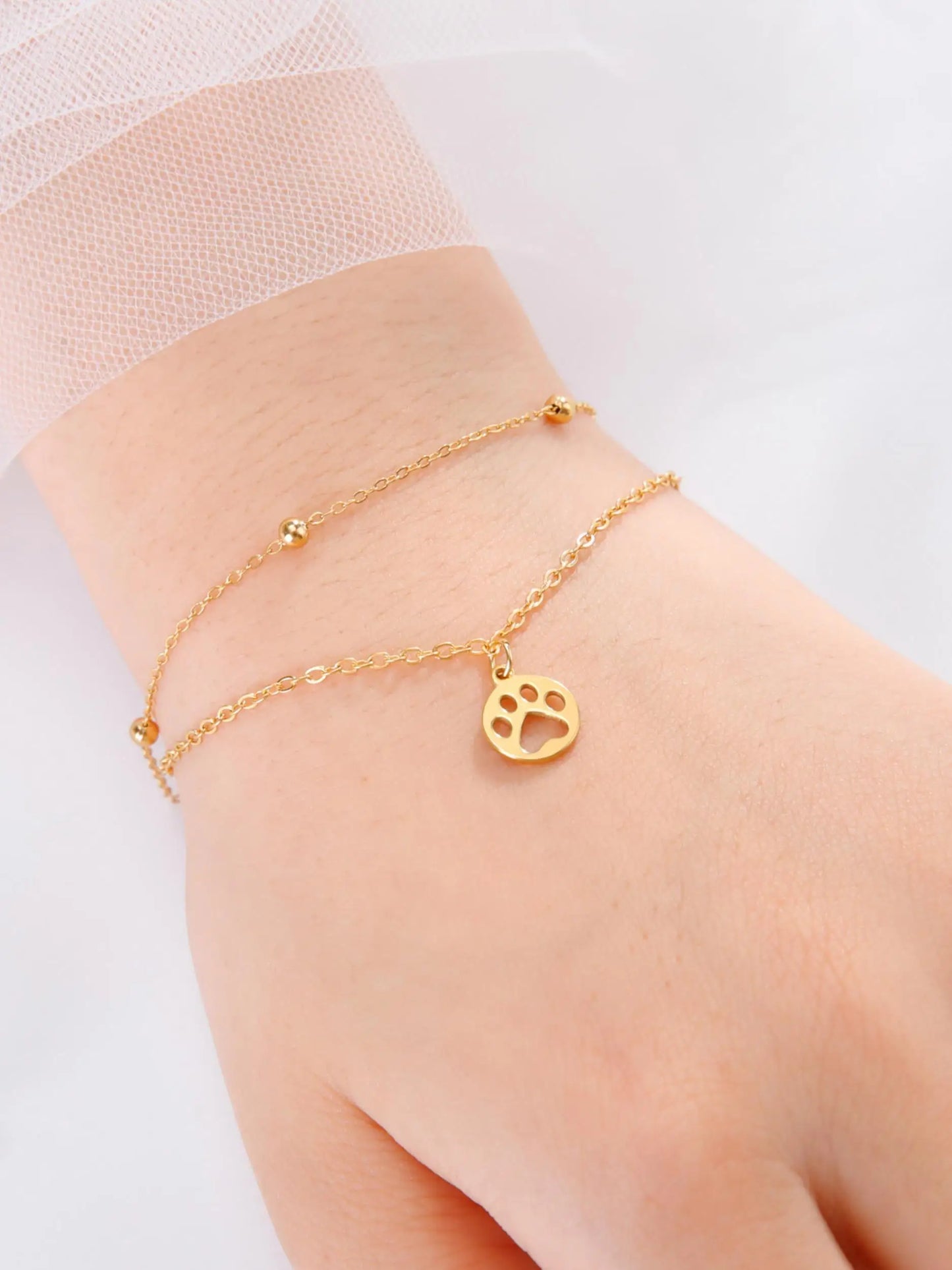 Bracelet Patte Inoxydable
