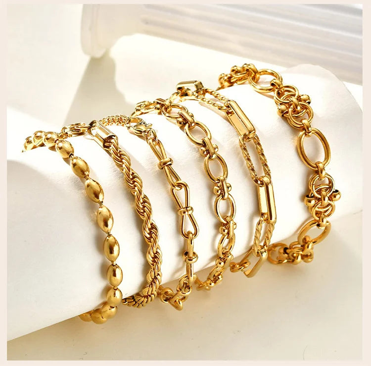 Bracelet Chaîne Acier