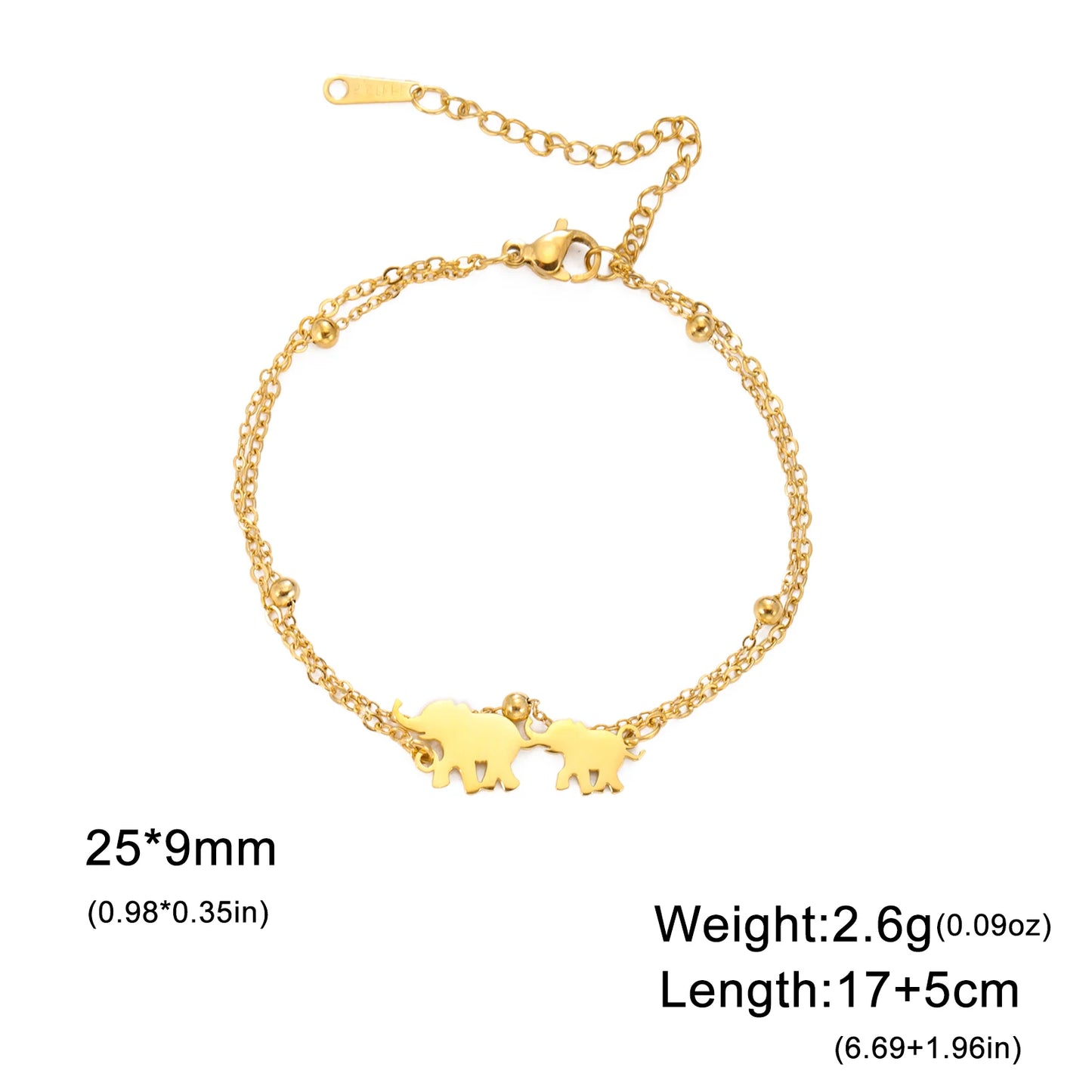 Bracelet Éléphant Acier