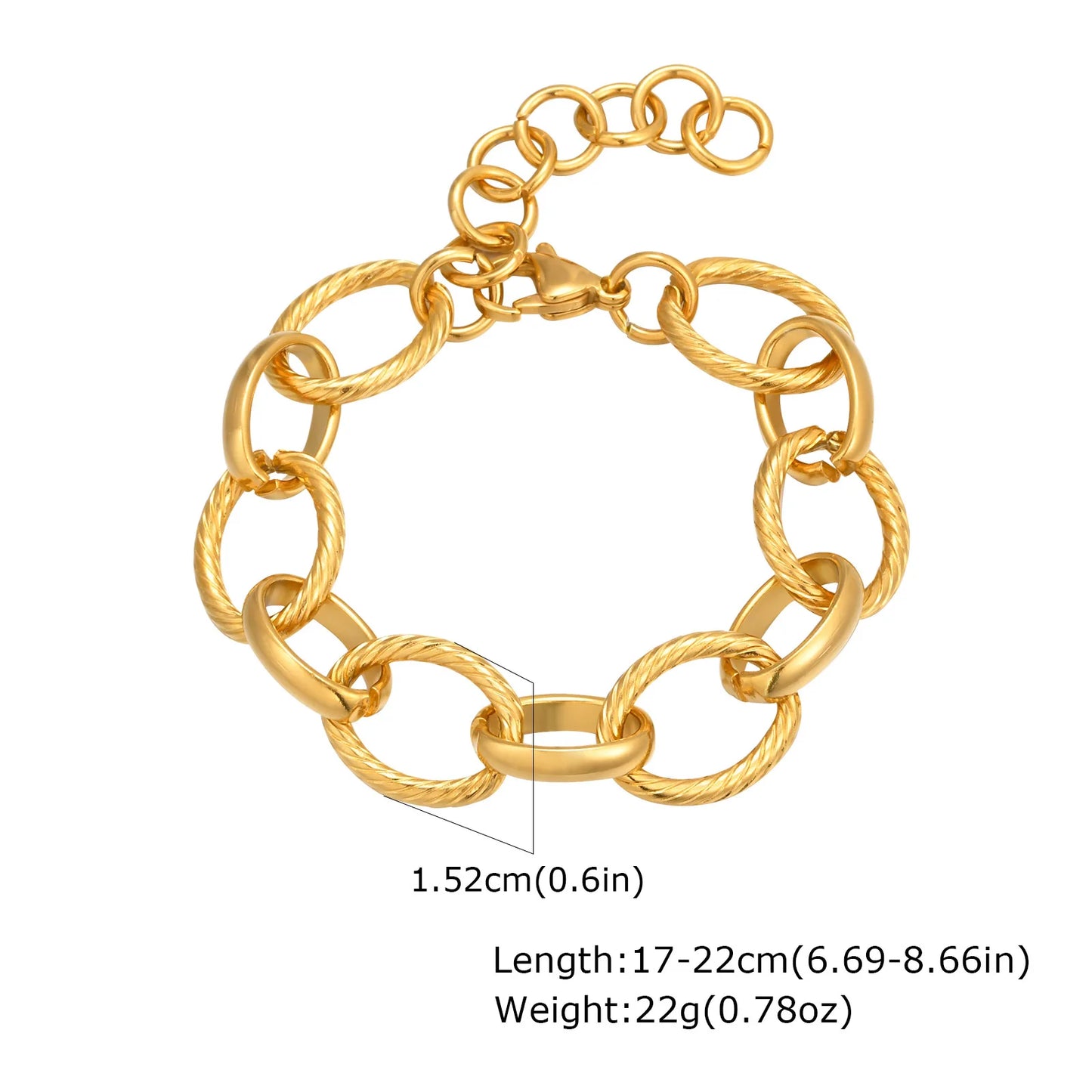 Bracelet Chaîne Acier