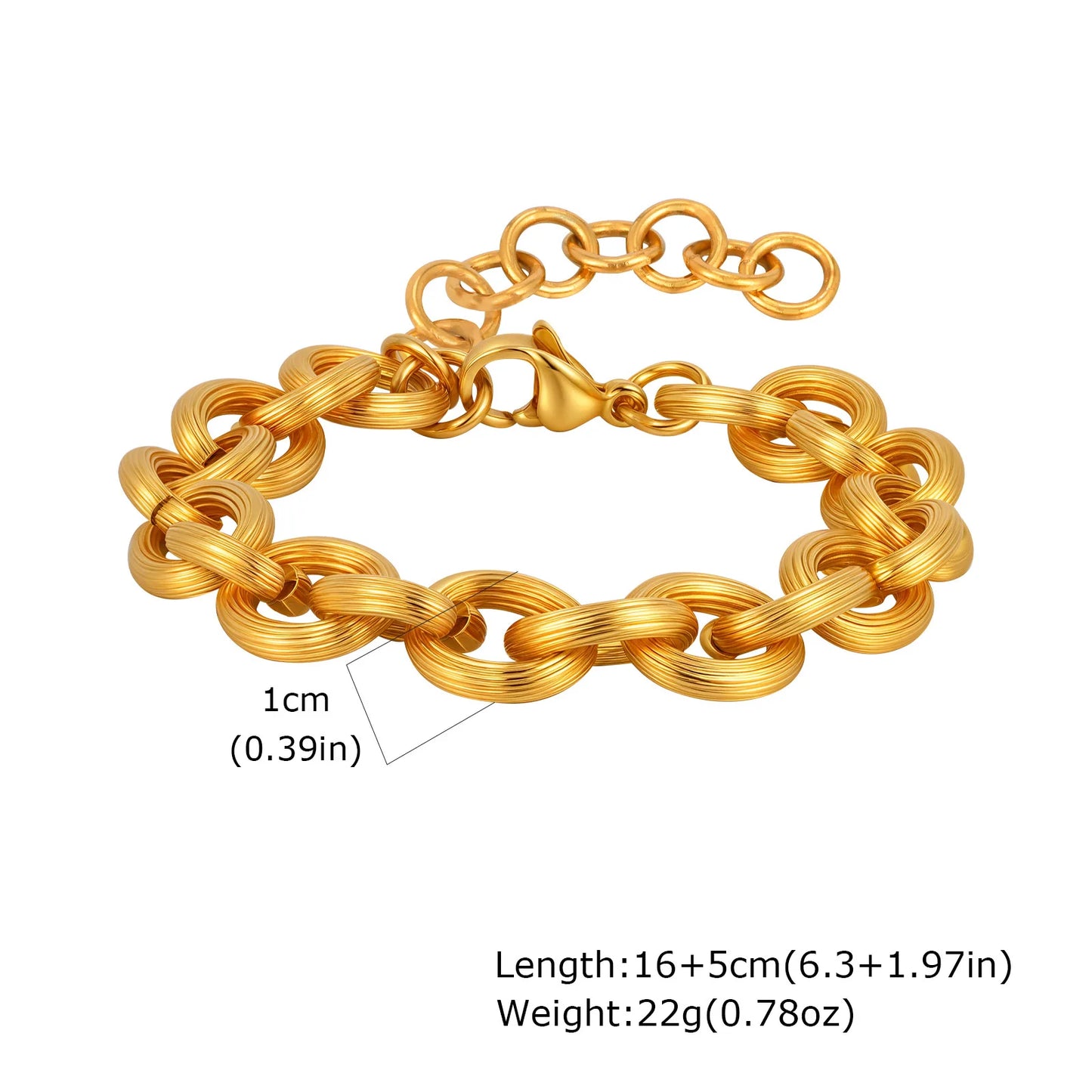 Bracelet Chaîne Acier