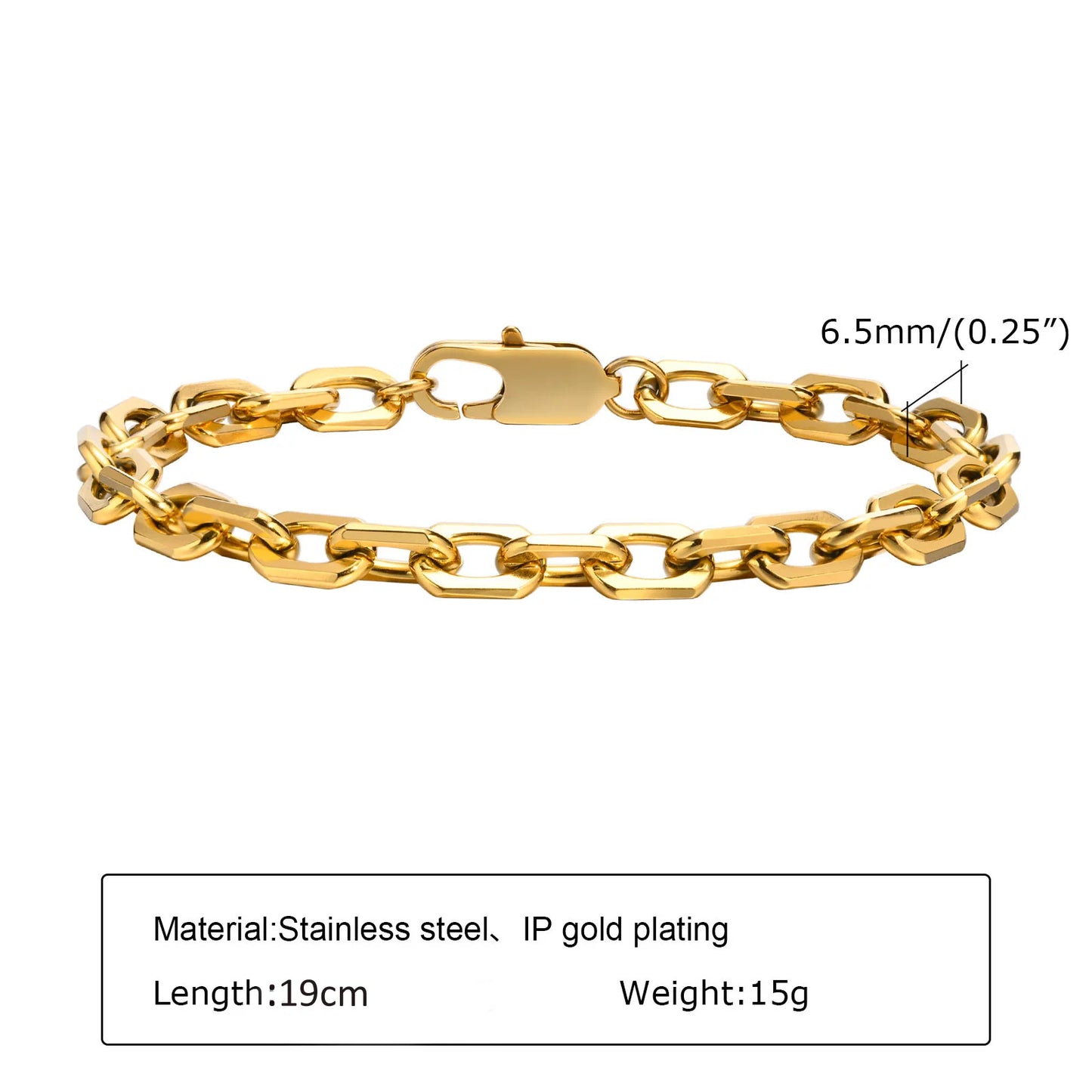Bracelet Chaîne Acier