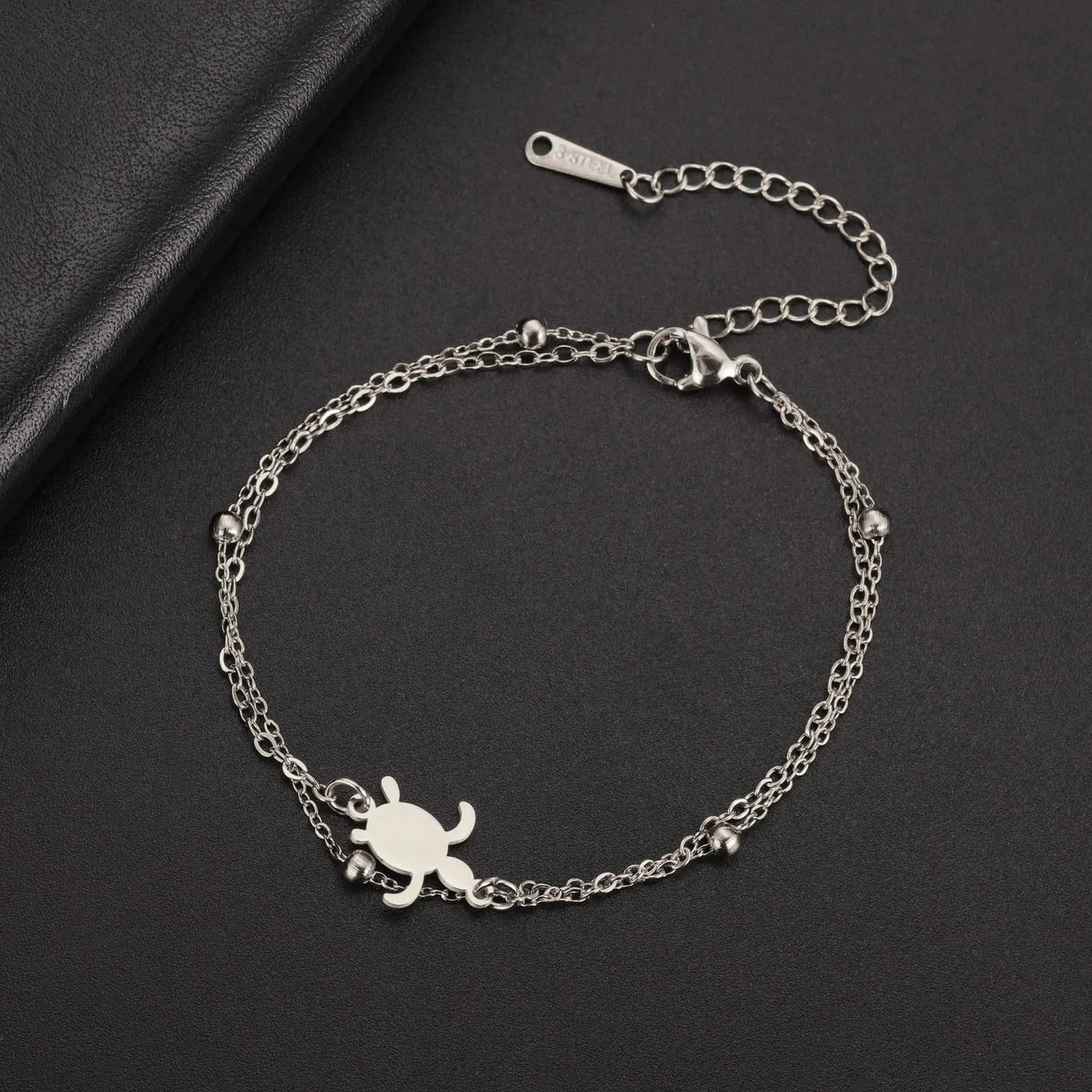 Bracelet Tortue Inoxydable