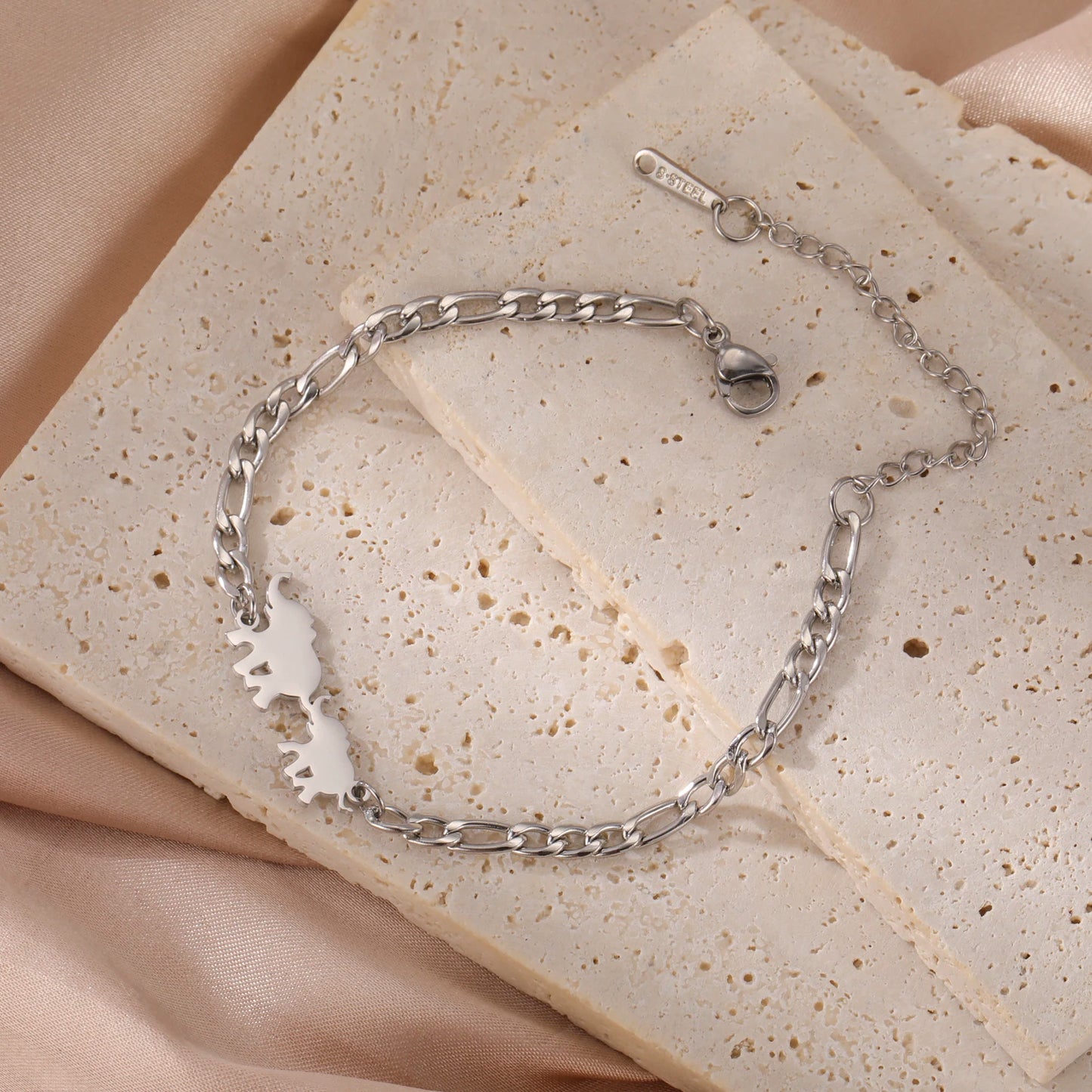 Bracelet Éléphant Acier