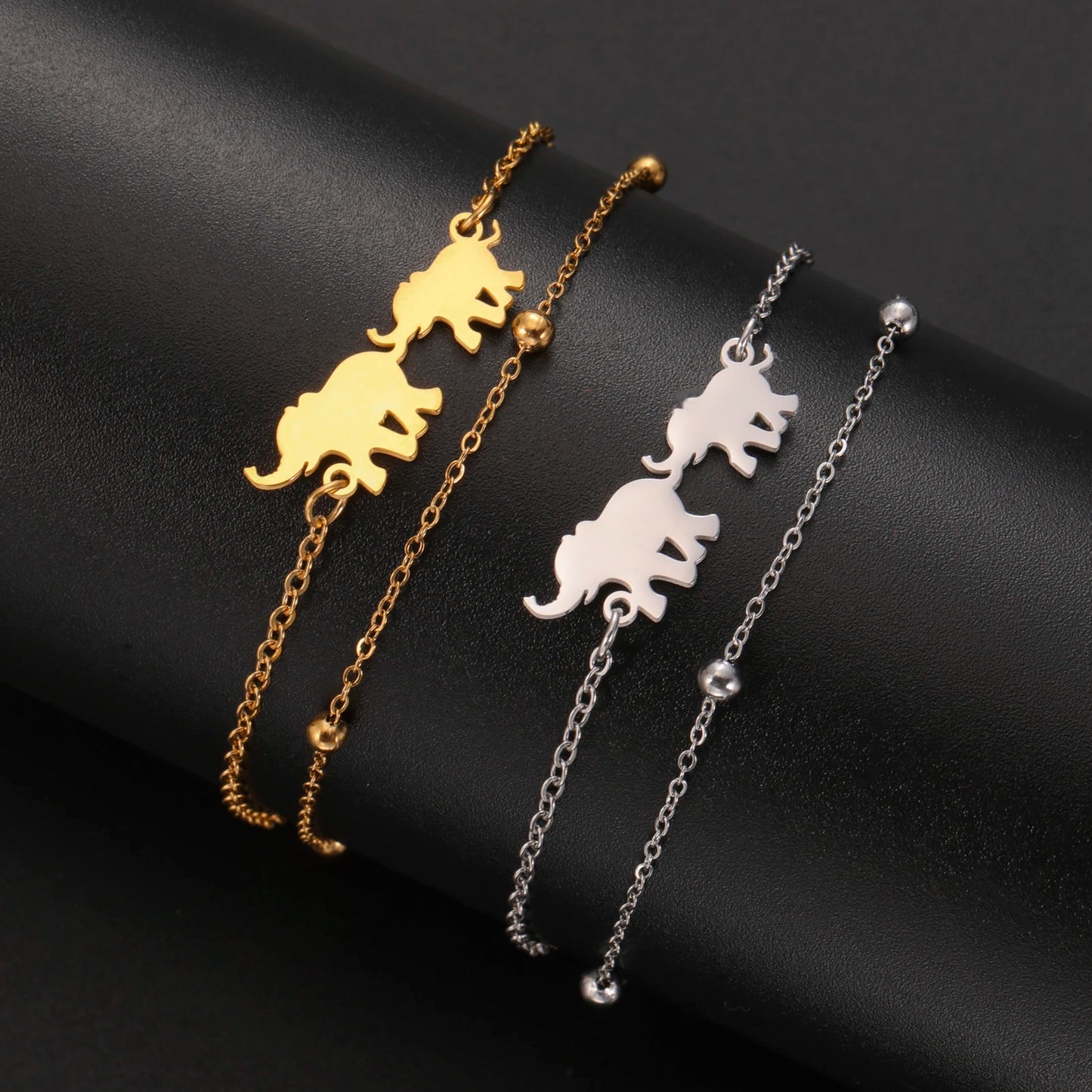 Bracelet Éléphant Acier
