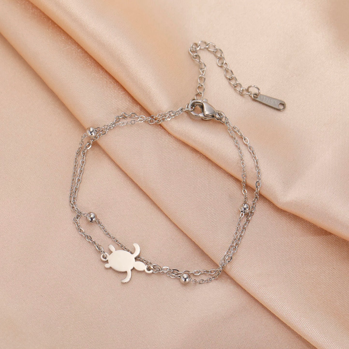 Bracelet Tortue Inoxydable