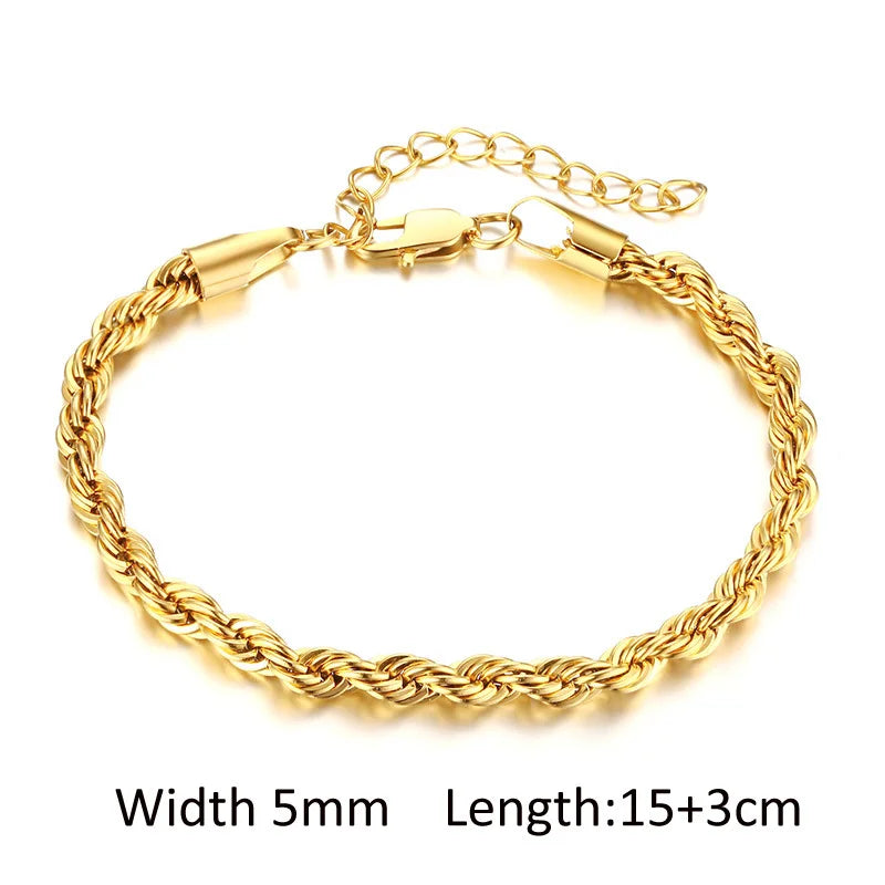 Bracelet Chaîne Acier