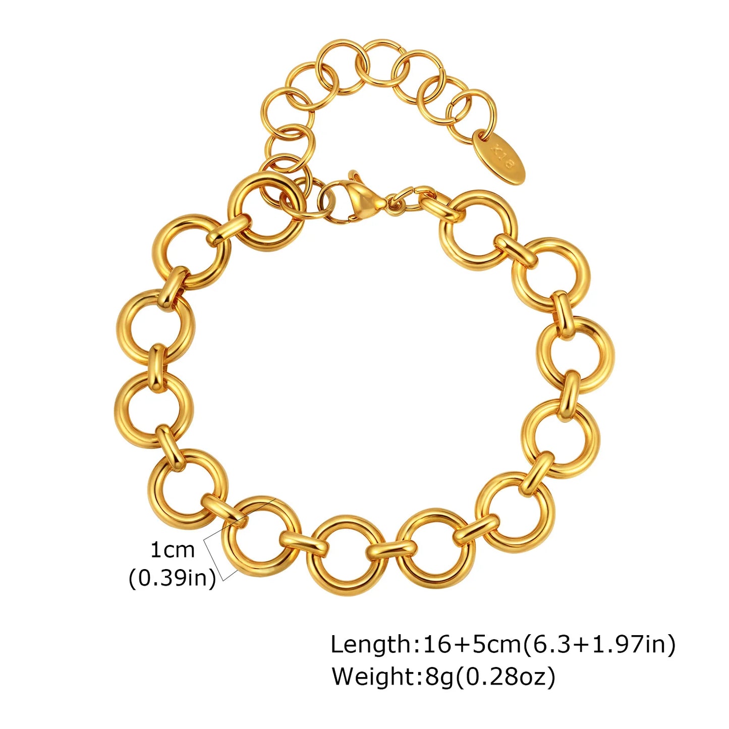 Bracelet Chaîne Acier