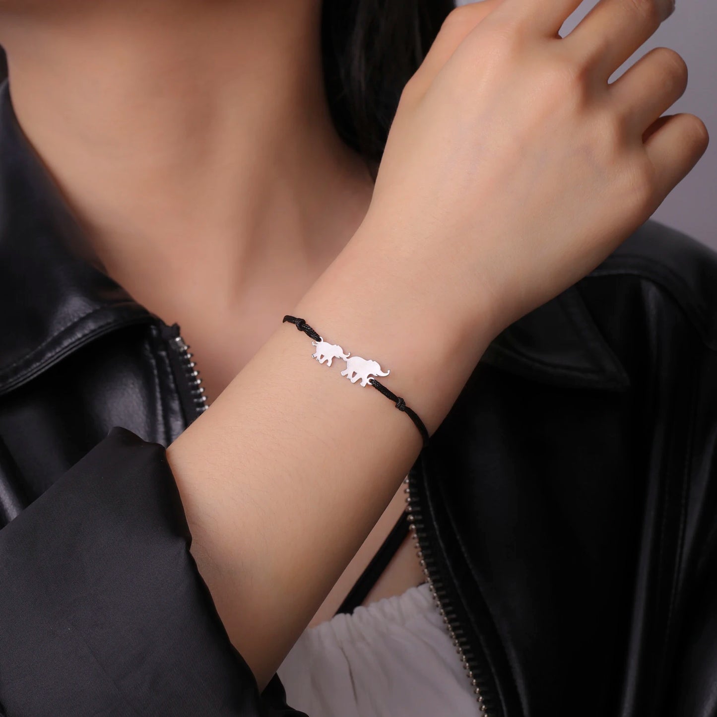 Bracelet Éléphant Acier