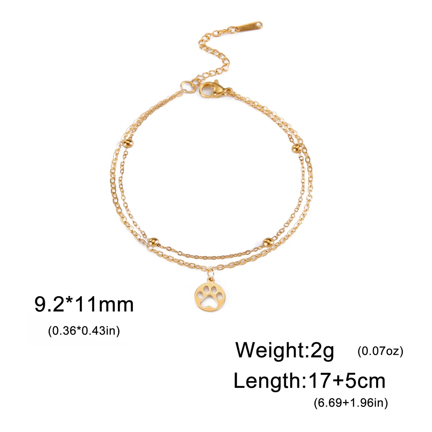 Bracelet Patte Inoxydable