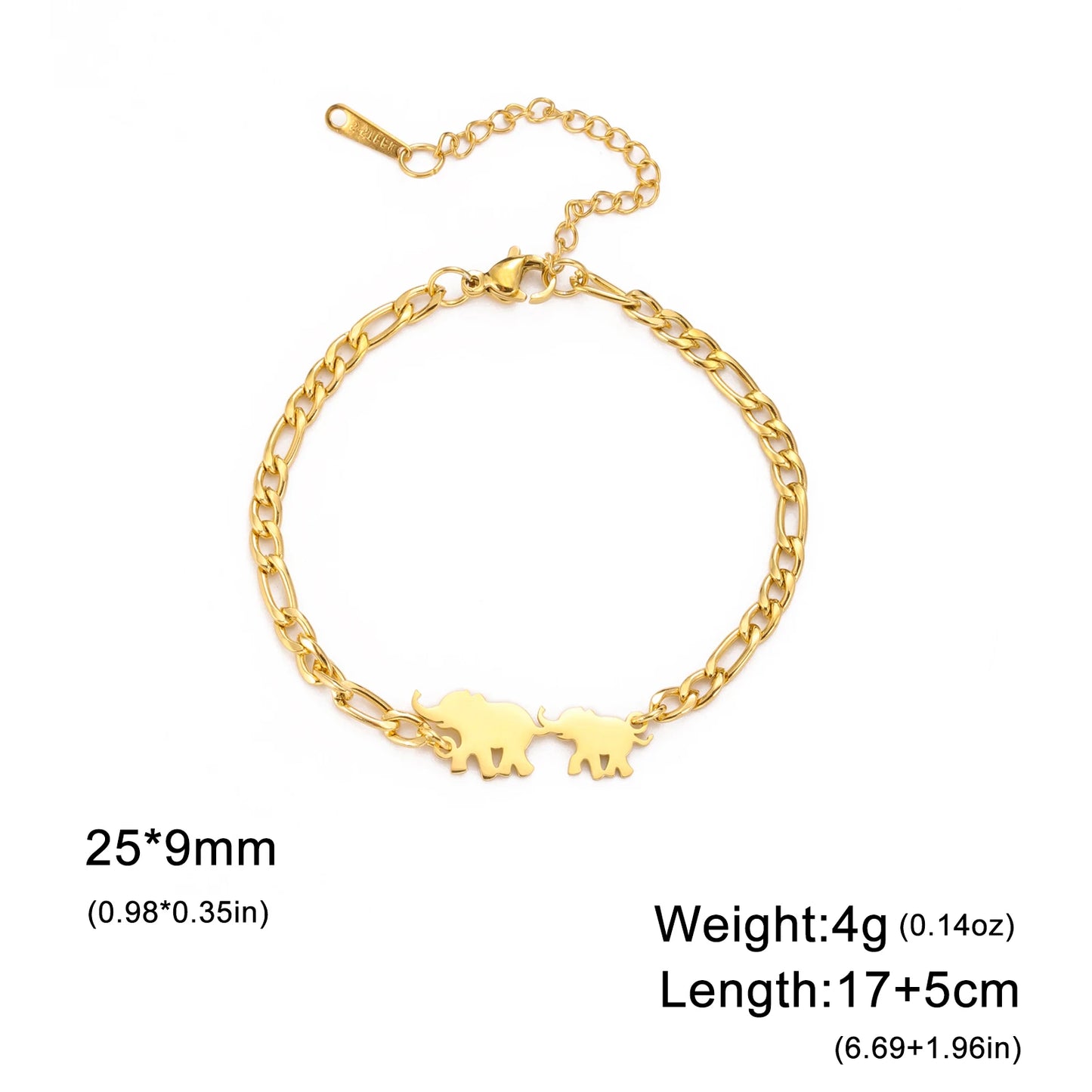 Bracelet Éléphant Acier
