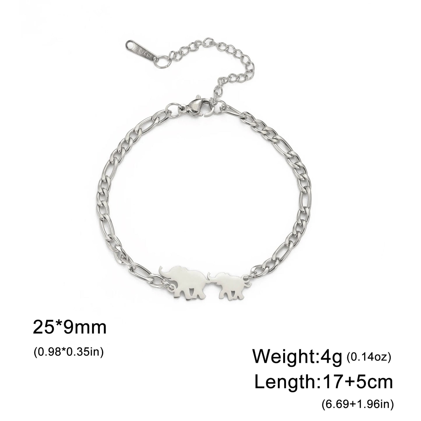 Bracelet Éléphant Acier