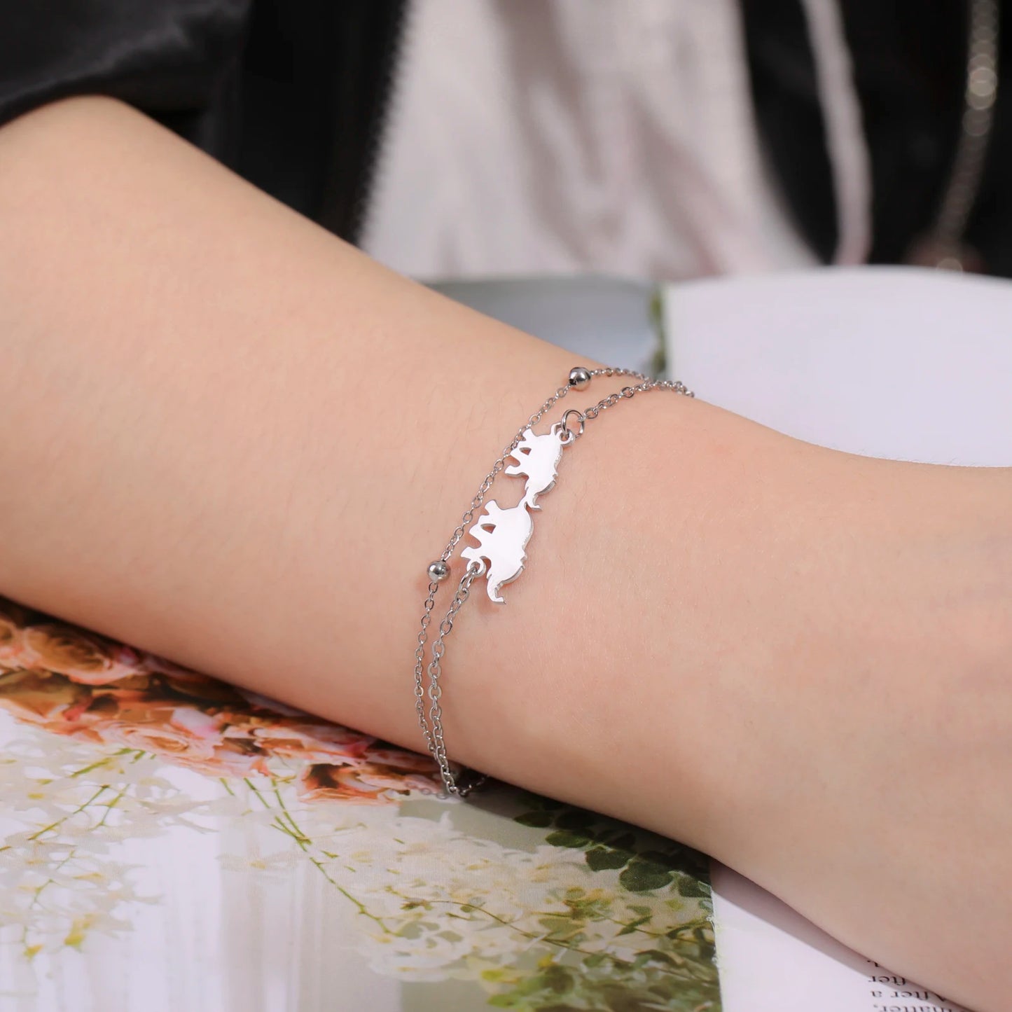 Bracelet Éléphant Acier